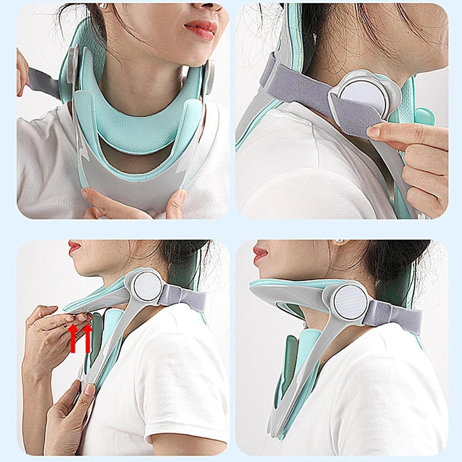 Coussin Cervical Ergonomique à Traction Réglable pour le Cou