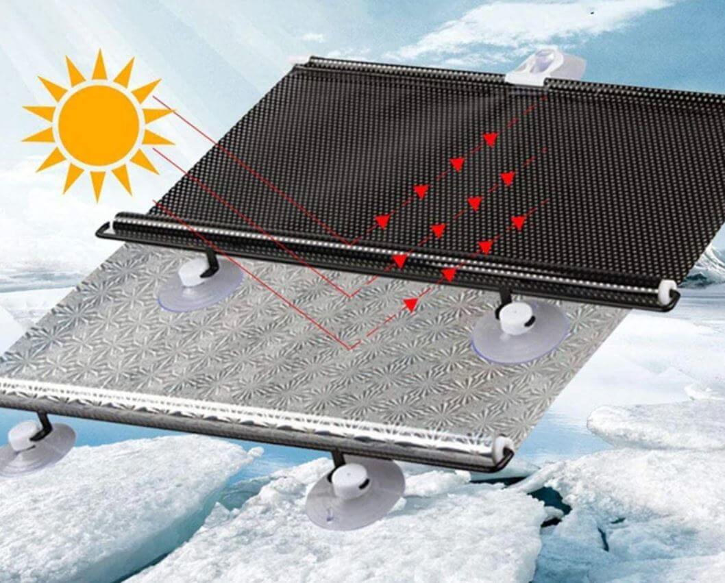 Pare-soleil rétractable voiture – Protection UV pour pare-brise