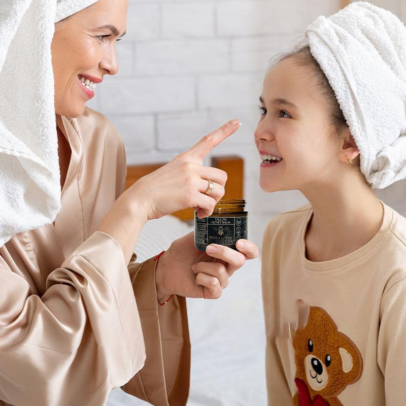 Crème Visage & Corps Naturelle au Suif de Bœuf, Cire d'Abeille & Miel