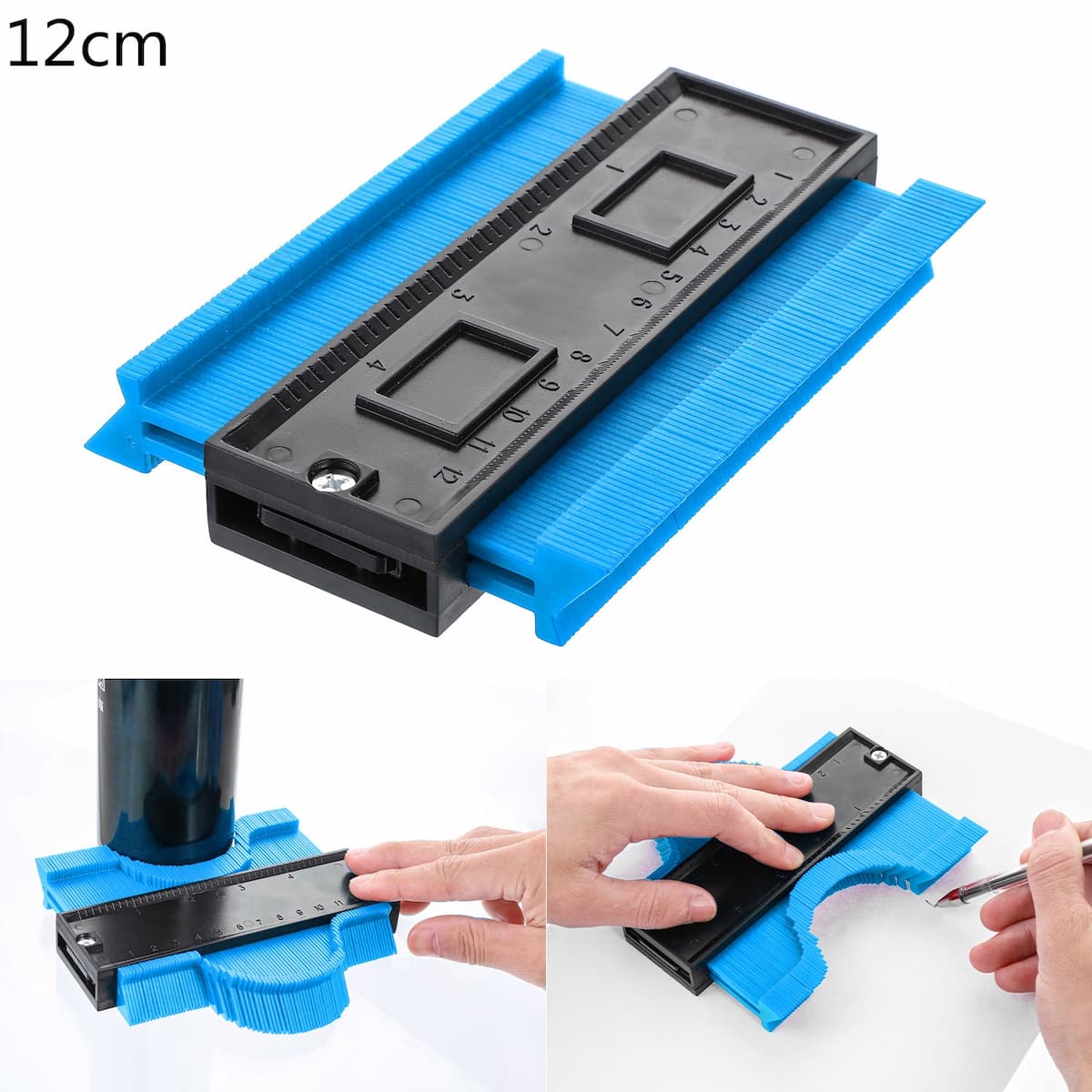 Gabarit de Contour Flexible pour Mesures Précises – Bois, Carrelage et Métal