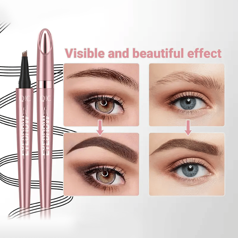 Crayon à Sourcils Micro-Fourche 4 Pointes – Waterproof 24h