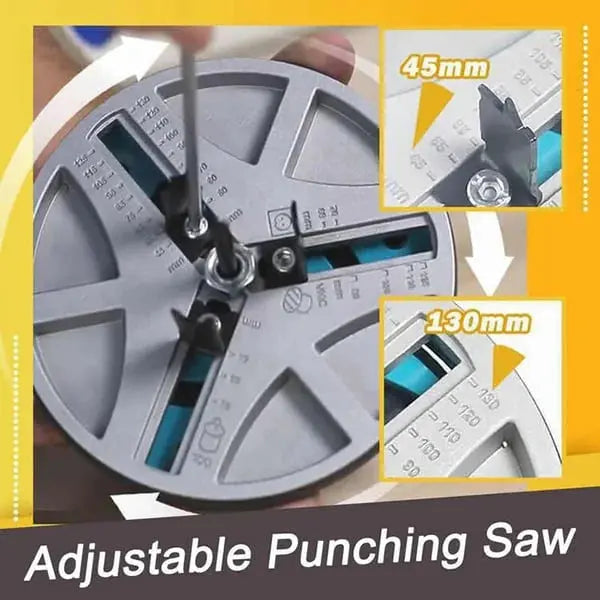 DrillBlade™ – Scie Cloche de Précision avec Lame Triple en Nylon & Alliage Zinc-Alu [50 % de Réduction]