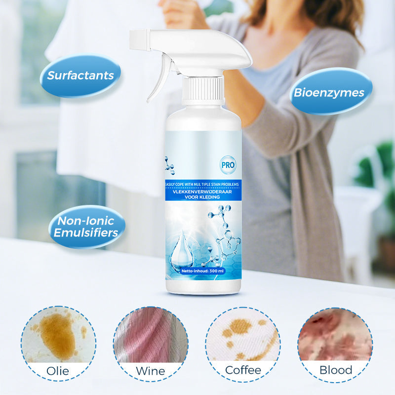 Spray Prétraitement Lessive Non-Ionique – Détachant Textile Polyvalent