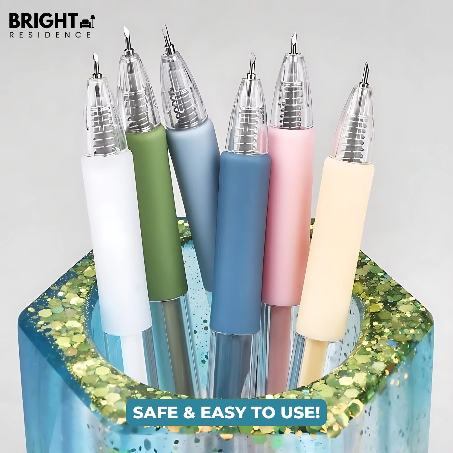 Stylo de Découpe de Précision à Lame Rotative 360° pour Scrapbooking et DIY
