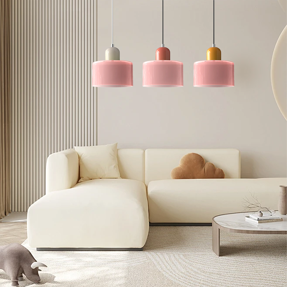 Petite suspension en verre – luminaire élégant pour intérieurs