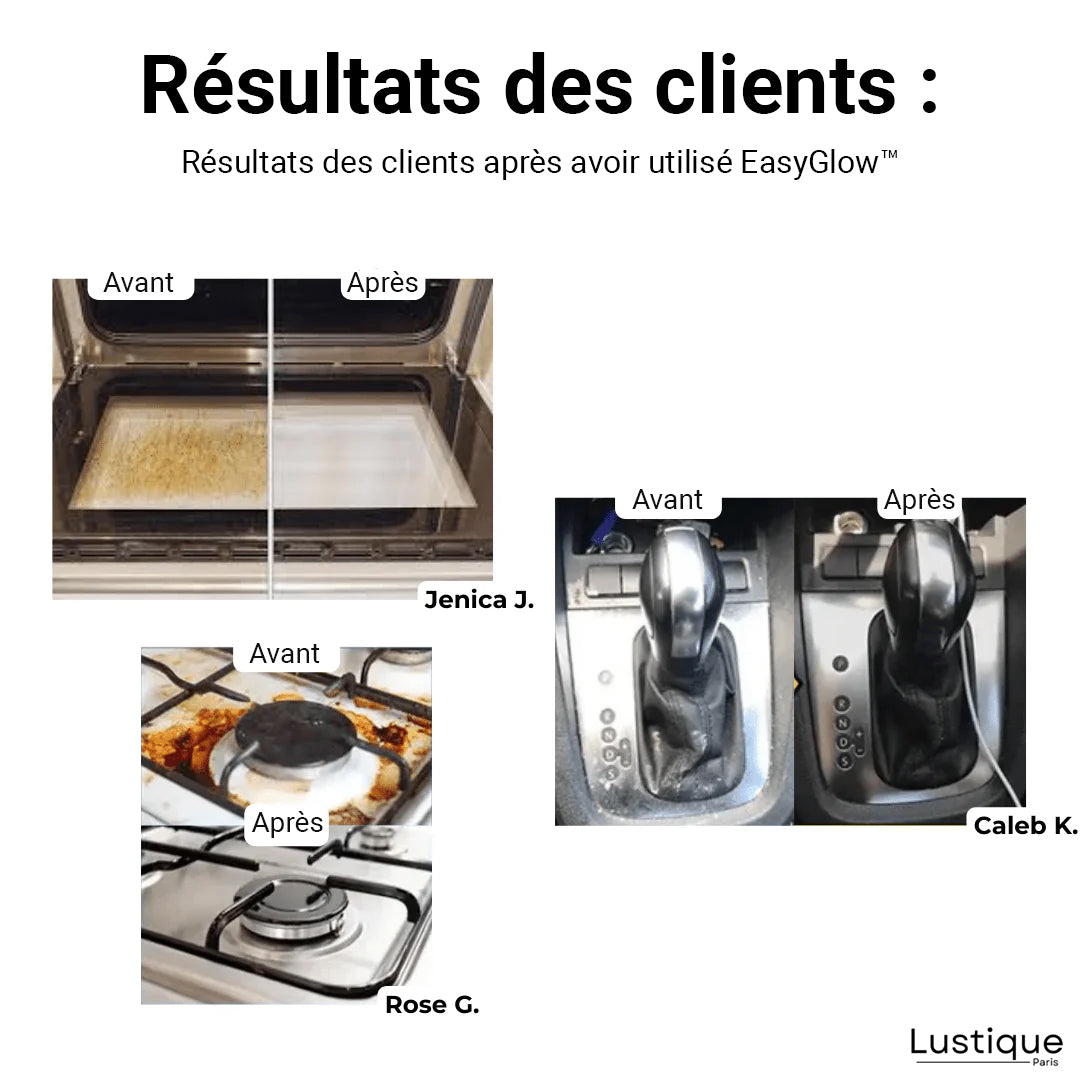 EasyGlow™ – Nettoyage Facile et Instantané [50% de Réduction]