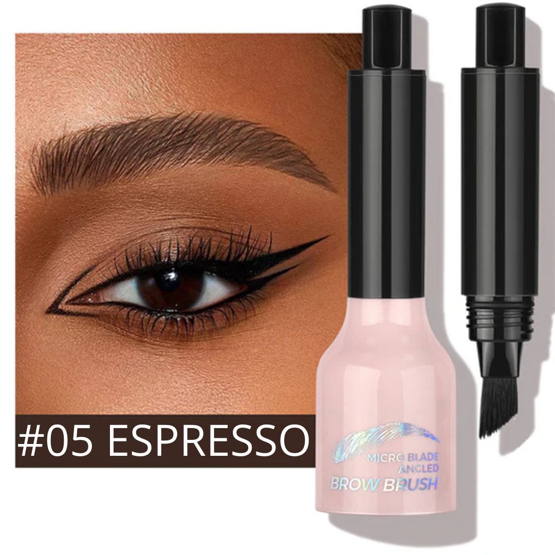 Crayon Gel Liquide Sourcils avec Pinceau Incliné de Précision