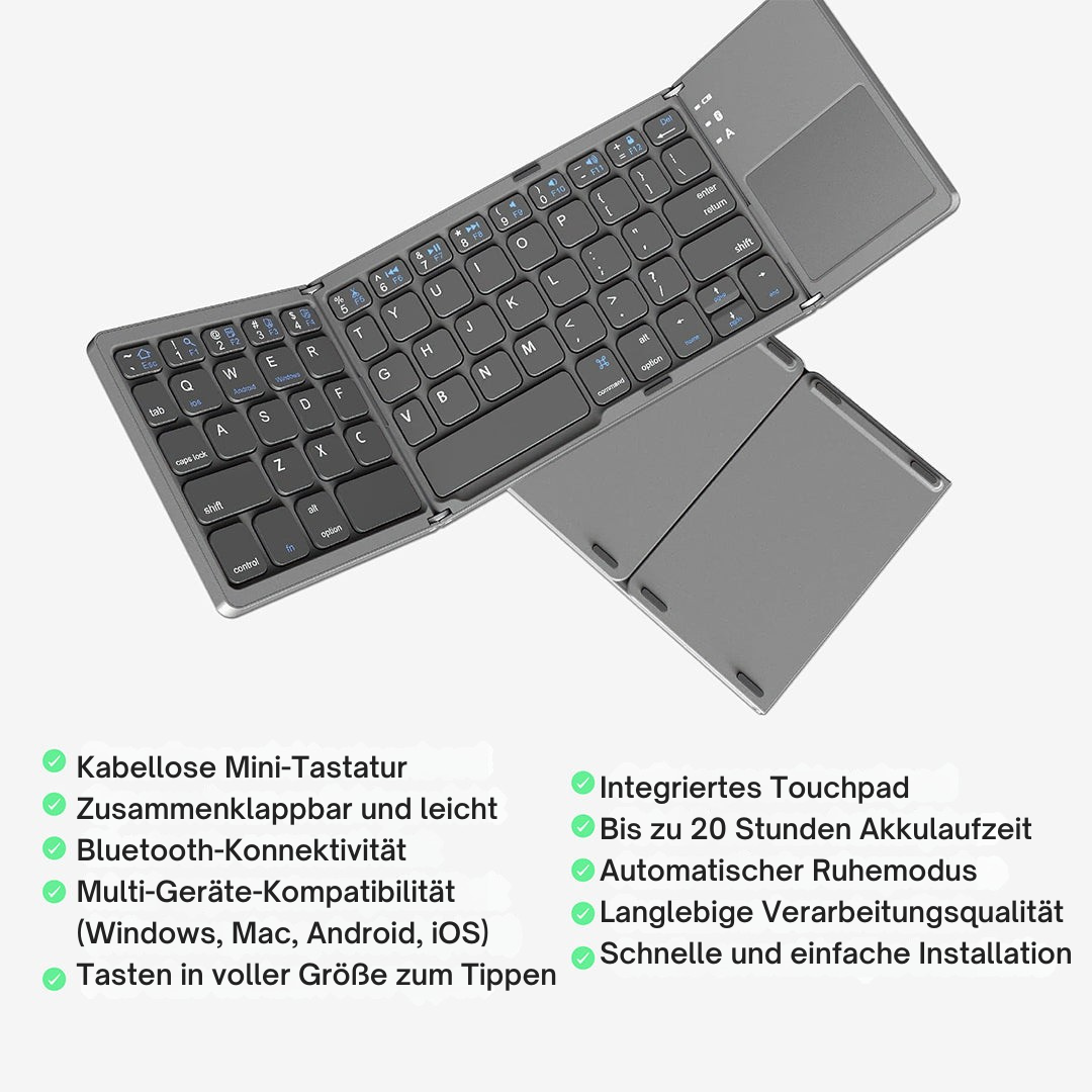 FlexBoard™ – Mini clavier Bluetooth pour une saisie flexible et confortable [50 % de réduction]