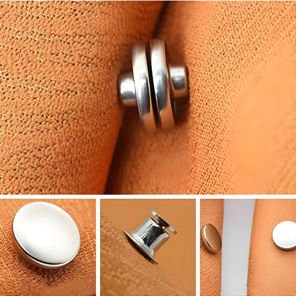 Clips Magnétiques pour Rideaux – Fermeture Anti-Lumière (Lot de 8)