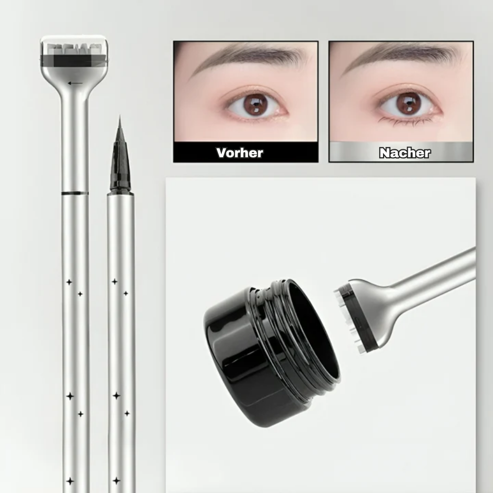 Tampon Eyeliner 2-en-1 pour Ligne de Cils Parfaite