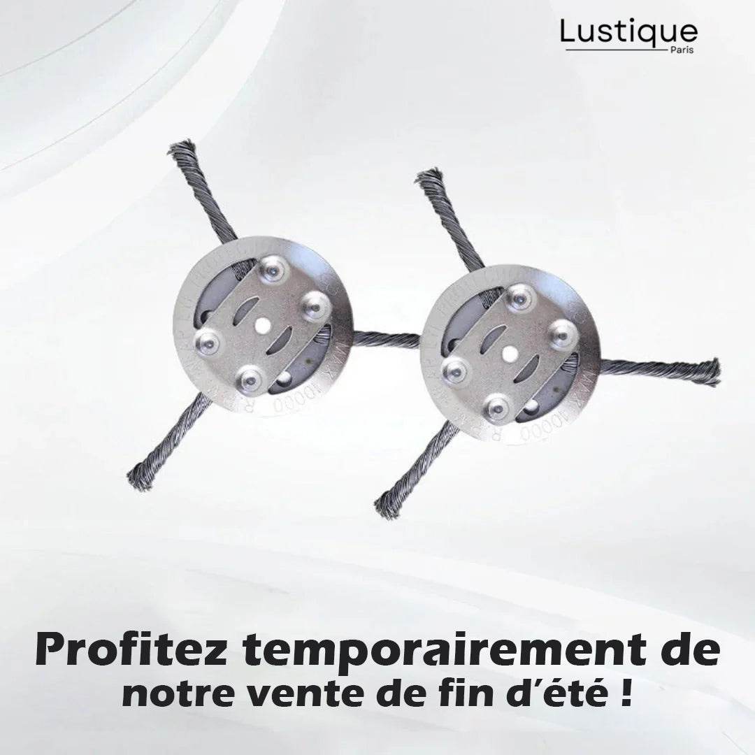 Coupe-Herbe de Précision à Lames Interchangeables pour Bordures de Pelouse
