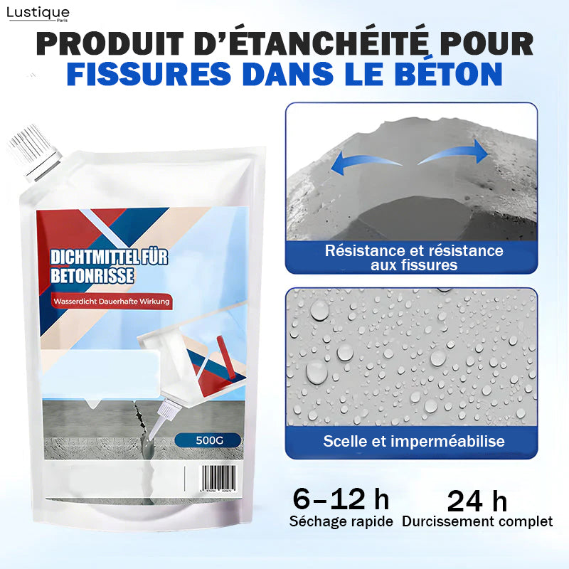 DeepSeal™ – Adhesif haute performance pour la réparation des fissures dans le béton [1 + 1 Gratuit]