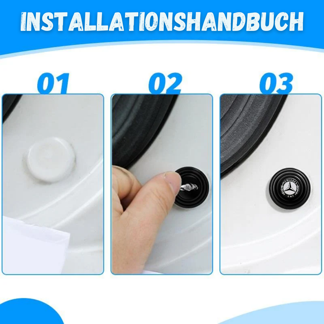 Amortisseur de Portière de Voiture Anti-Bruit en PVC et Silicone