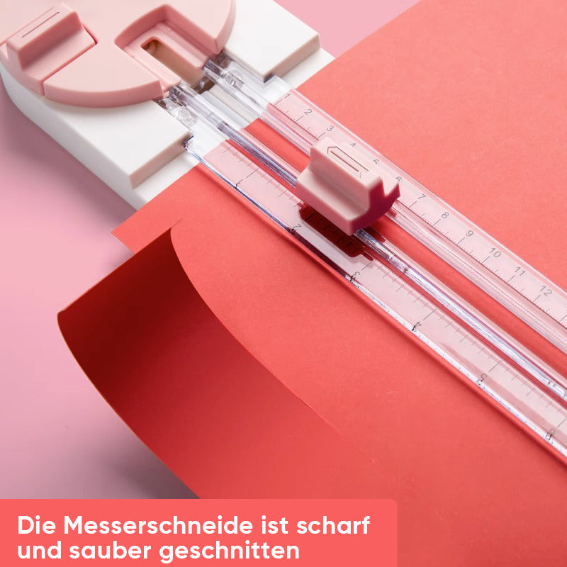 Massicot 4-en-1 pour Découpe Papier, Carton et Loisirs Créatifs
