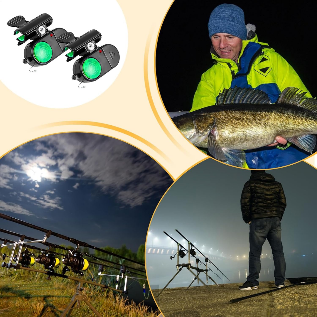 FishPulse™ – Alarme de pêche à LED pour une pratique sûre et précise [50 % de réduction]
