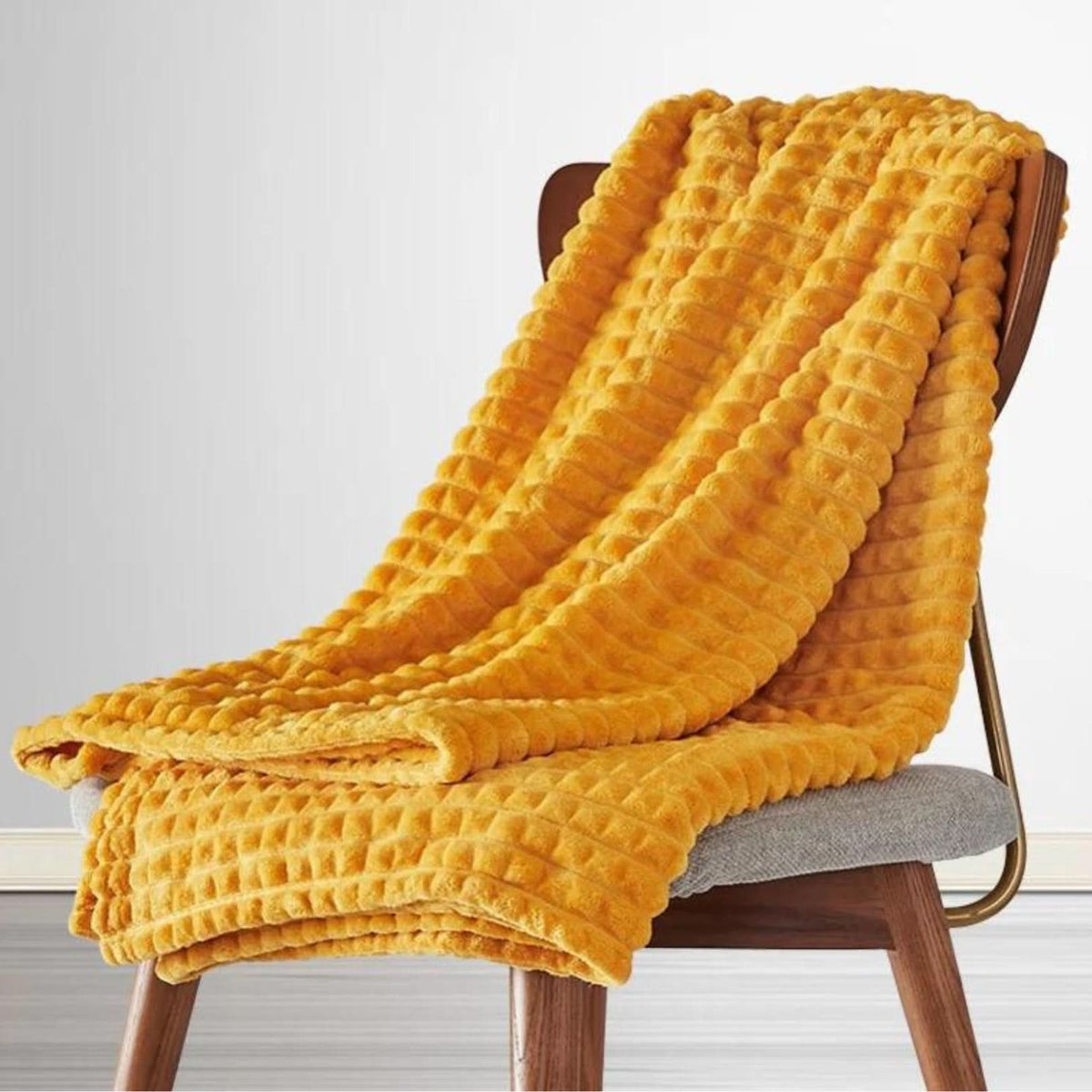 Couverture douillette ultra-douce – Plaid toutes saisons pour canapé et lit
