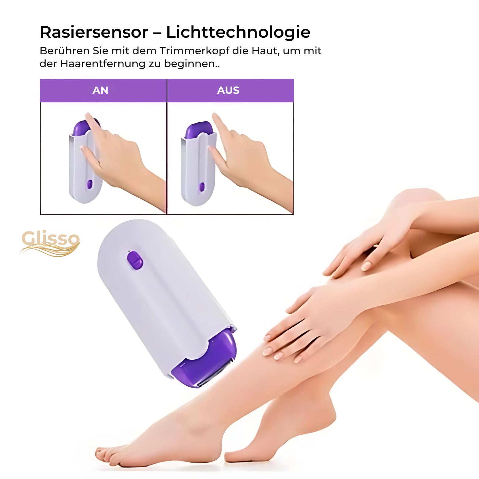 Épilateur Électrique Doux pour Visage et Corps – Peau Soyeuse