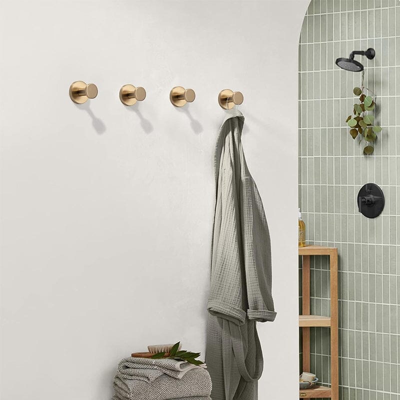 Crochets muraux en acier inoxydable modernes – Autocollants pour salle de bain, cuisine et couloir