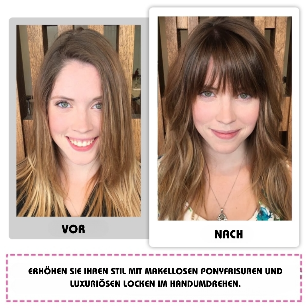 GlamCurls™ - Extensions capillaires à clips [50% de réduction]