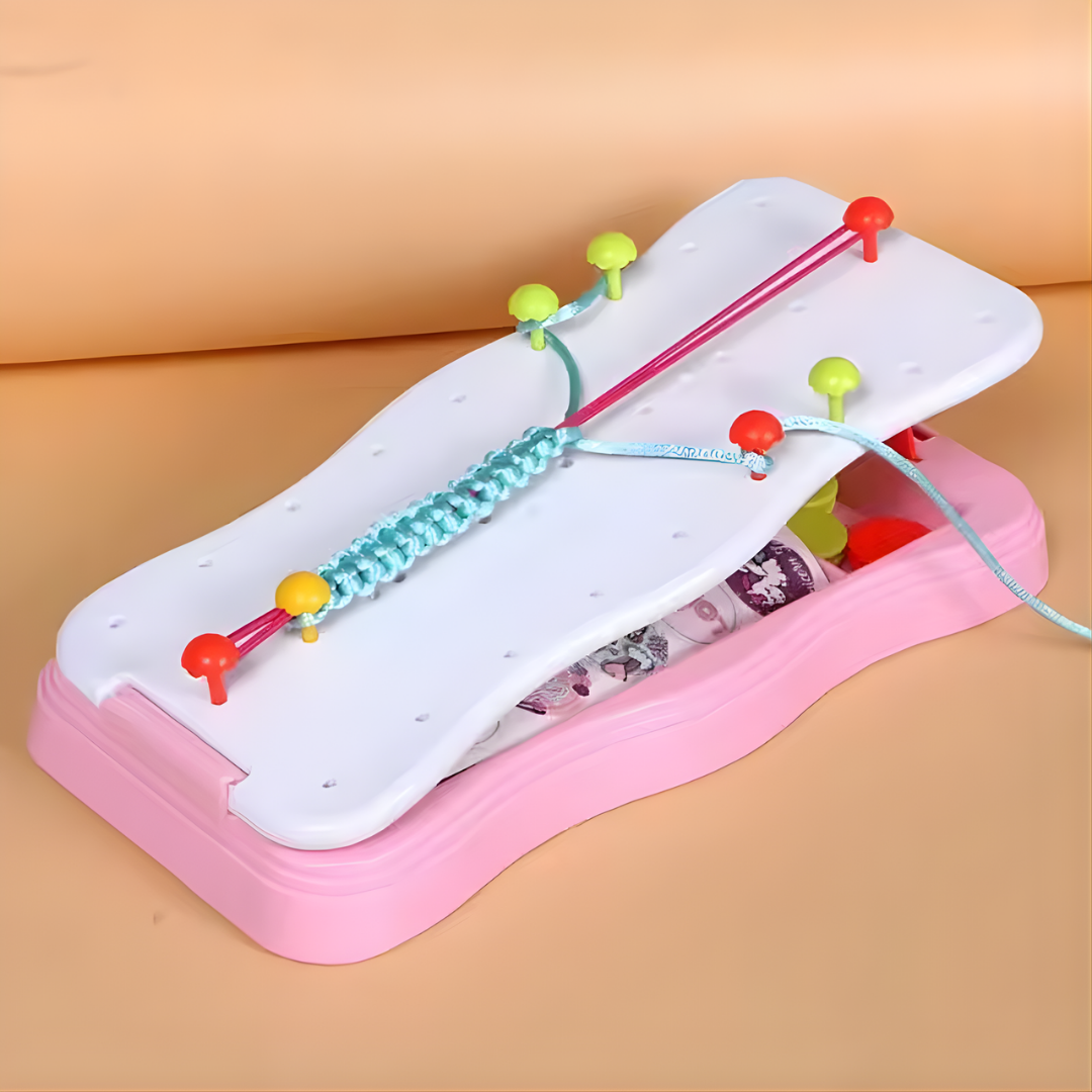 Kit de Tressage DIY pour Bracelets Enfants – Loisirs Créatifs