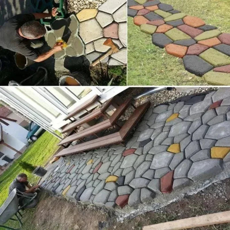 Moule à Béton Réutilisable pour Allée de Jardin et Terrasse