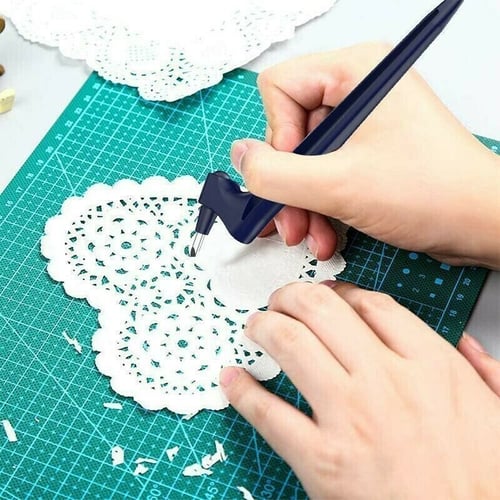 Cutter Rotatif Multifonction 2-en-1 pour Découpe et Gravure DIY