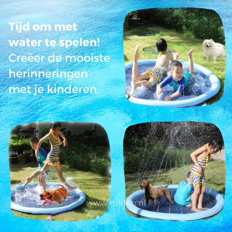 Tapis de Jeu Aquatique pour Enfants et Animaux – Jardin et Extérieur