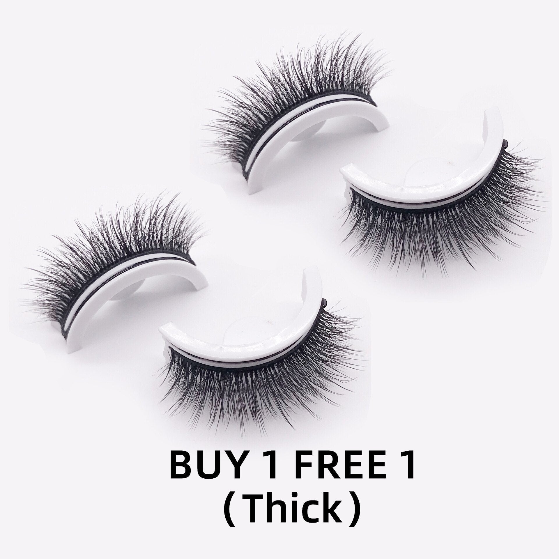 Faux Cils Autocollants Réutilisables – Application Sans Colle