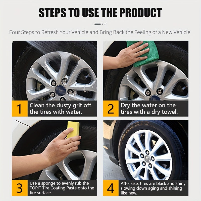 Soin Rénovateur Plastique & Pneus Voiture – Protection UV Longue Durée