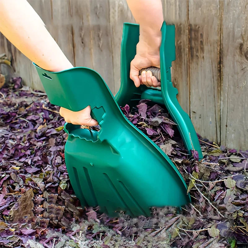 Griffe de jardin ergonomique pour ramassage de feuilles sur grandes surfaces