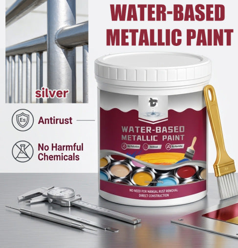 Peinture antirouille métallique 2-en-1 – Protection et finition brillante