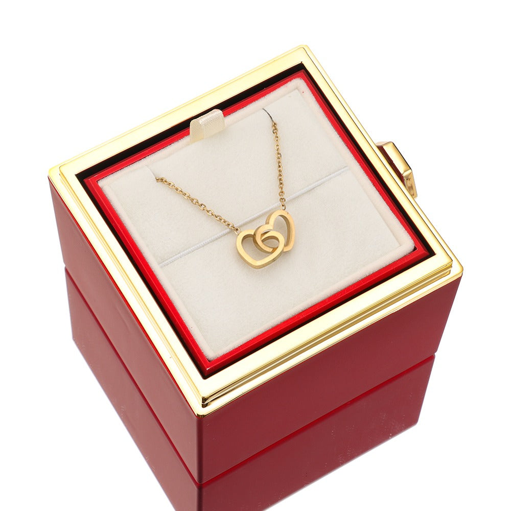 Monroe™ – Collier élégant avec boîte à rose pour des idées cadeaux stylées [50 % de réduction]