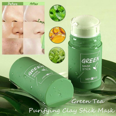 Stick Masque au Thé Vert Nettoyant en Profondeur pour Pores Purs