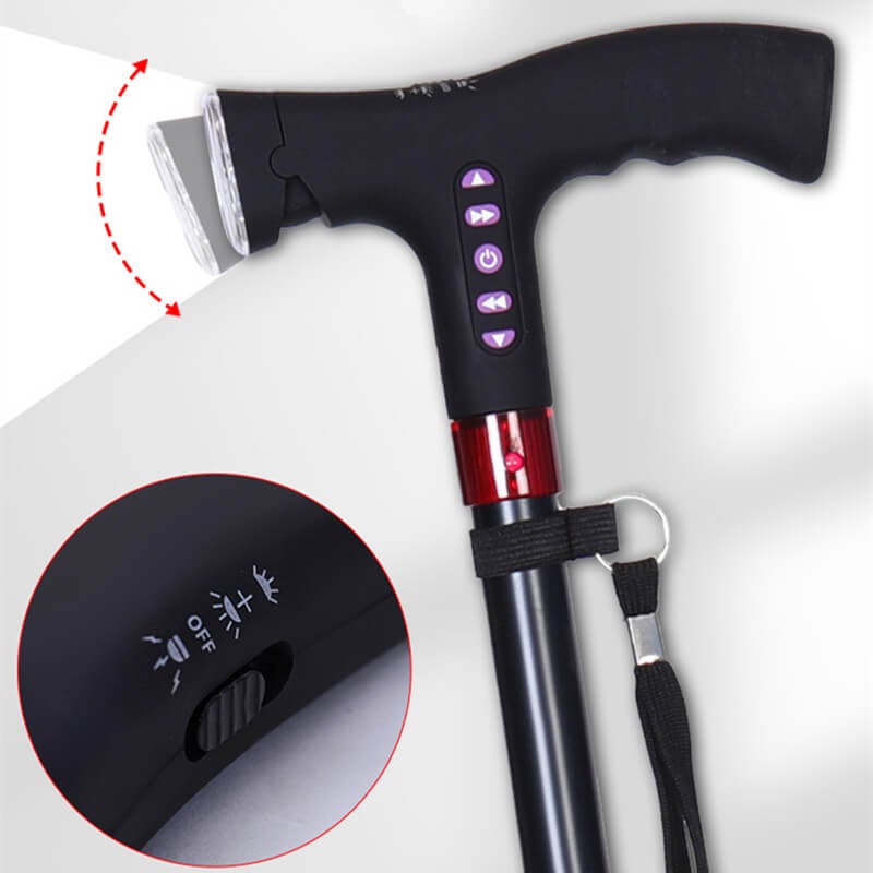 SmartCane™ – Canne intelligente avec alarme d’urgence automatique [50 % de réduction]