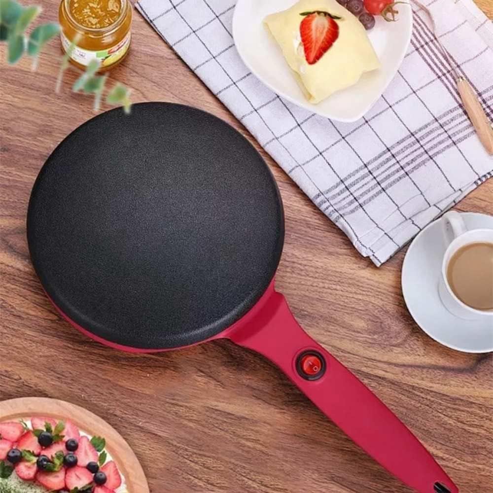Crêpier Électrique Antiadhésif 800W pour Crêpes et Pancakes
