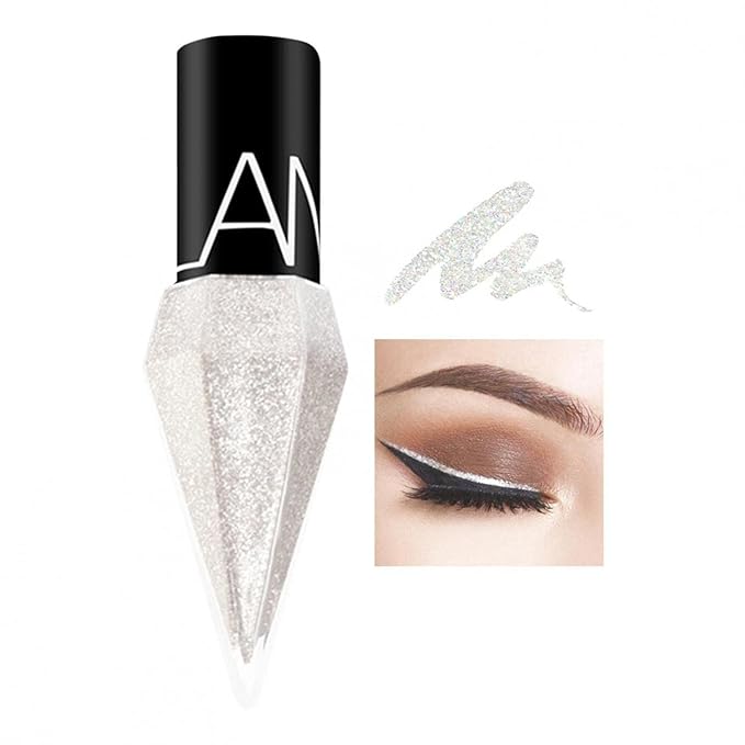 Eyeliner Liquide Waterproof à Effet Perlé pour un Trait Précis
