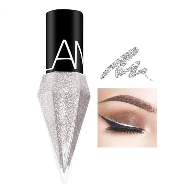 Eyeliner Liquide Waterproof à Effet Perlé pour un Trait Précis