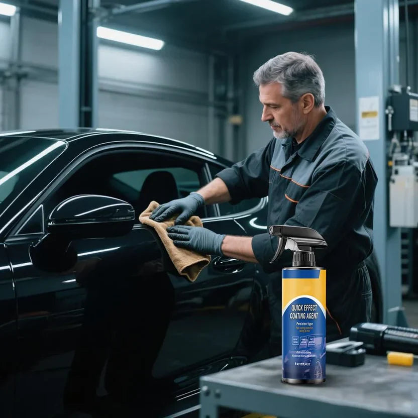 Spray Nano Céramique Voiture – Nettoyage Sans Eau et Protection Longue Durée
