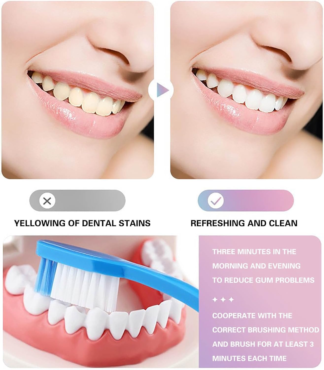 BrightSmile™ – Des dents d’un blanc éclatant sans sensibilité [1 + 1 Gratuit]