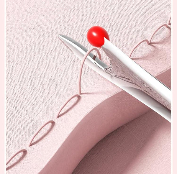 Découseur et Enfile-Aiguille 2-en-1 Compact pour Couture Précise