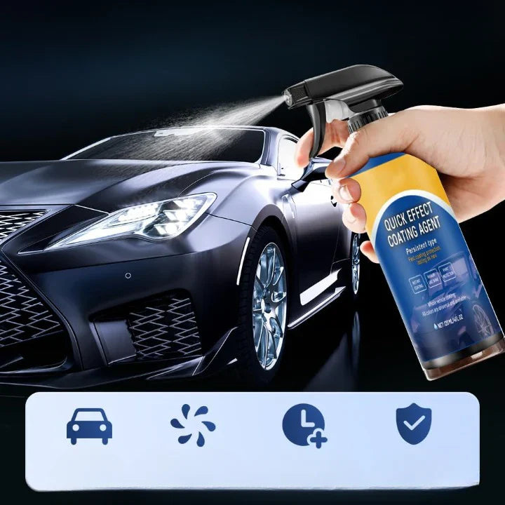Spray Nano Céramique Voiture – Nettoyage Sans Eau et Protection Longue Durée