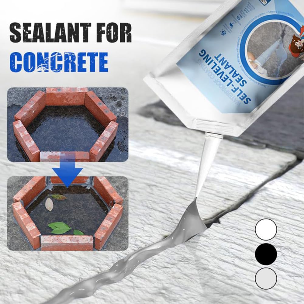 Mastic d'étanchéité élastique pour fissures béton, ciment et maçonnerie