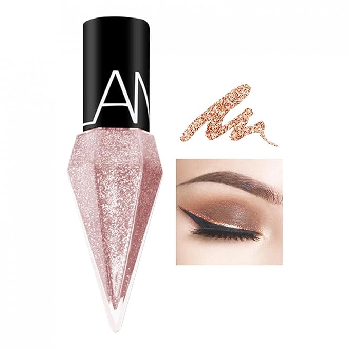 Eyeliner Liquide Waterproof à Effet Perlé pour un Trait Précis