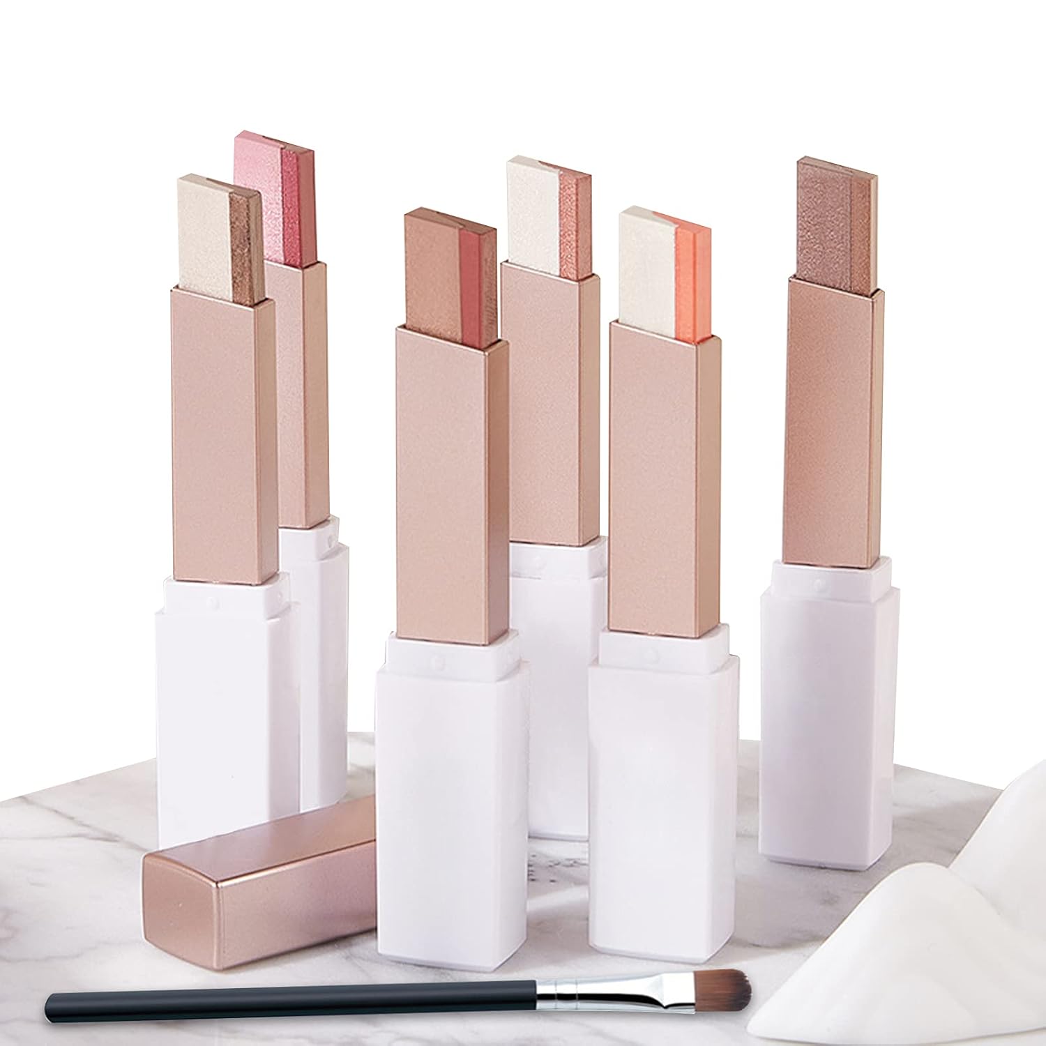 Crayon Fard à Paupières Pailleté Waterproof – Effet Dégradé Longue Durée