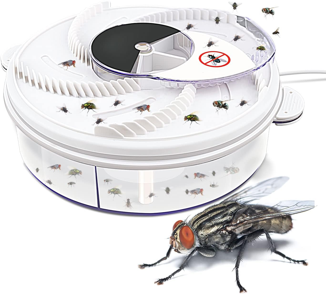 FlyAway™ - Répulsif anti-mouches silencieux et sans produits chimiques à tout moment [50% de réduction]