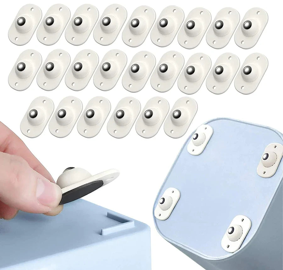 Roulettes pour Meubles à 360° – Protection Sol & Déplacement Facile