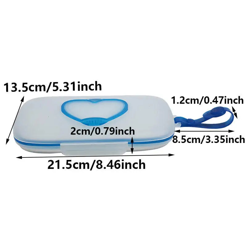 Distributeur de Lingettes Portable avec Couvercle Hermétique et Lanière