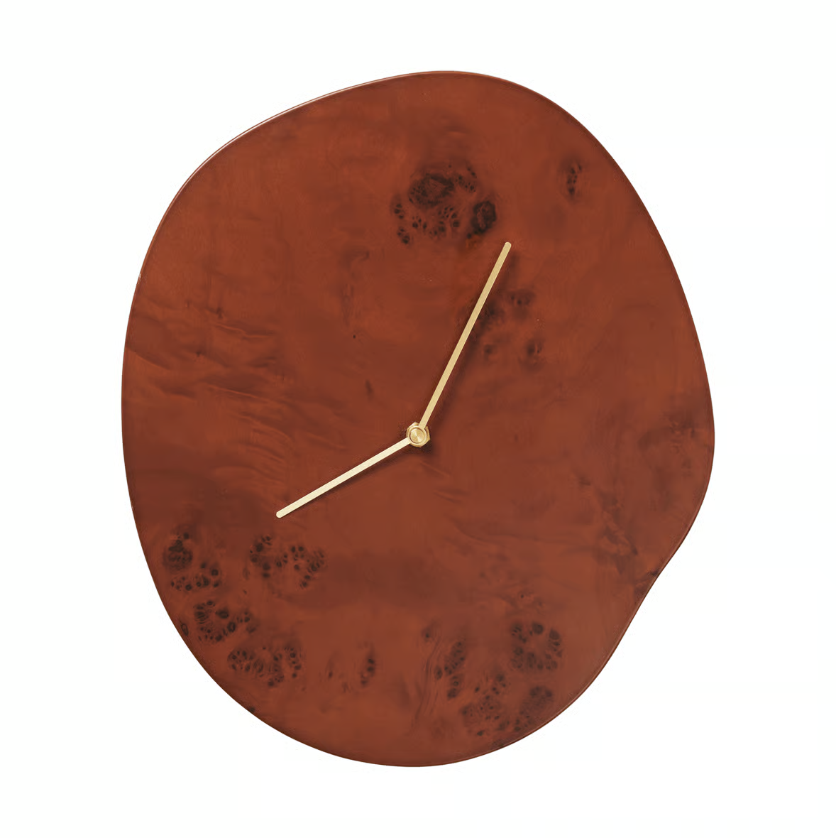 Horloge murale sculpturale au design organique – style scandinave
