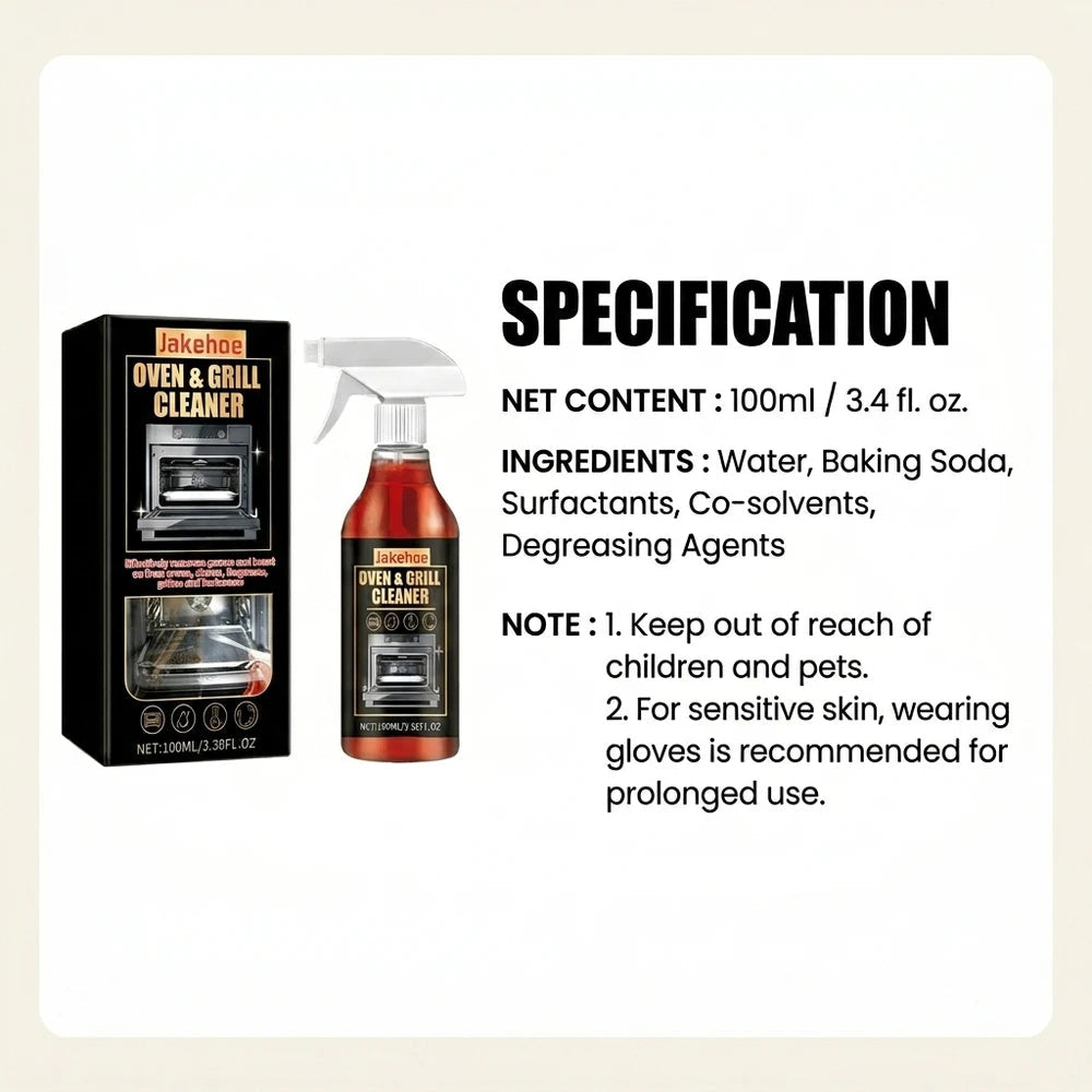 Nettoyant Dégraissant Puissant pour Four et Cuisine – Spray Action Rapide
