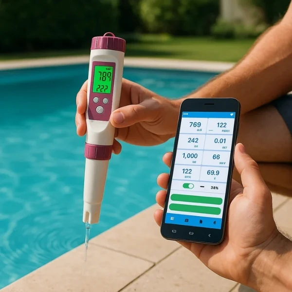 Testeur Qualité Eau Numérique 7-en-1 pH TDS Bluetooth